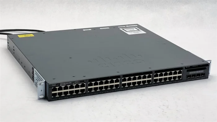Cisco Catalyst 3650 WS-C3650-48TQ-L V02 48-Port Gigabit Network Switch w/ 2*PSU