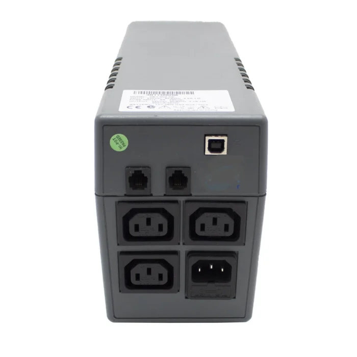 Socomec Net-800-PE UPS 800VA 480W Uninterruptible Power Supply 3 Outlets + USB