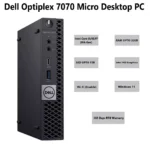 Dell OptiPlex 7070 Micro PC Core i7 8th Gen 32GB RAM 1TB SSD Wi-Fi Windows 11