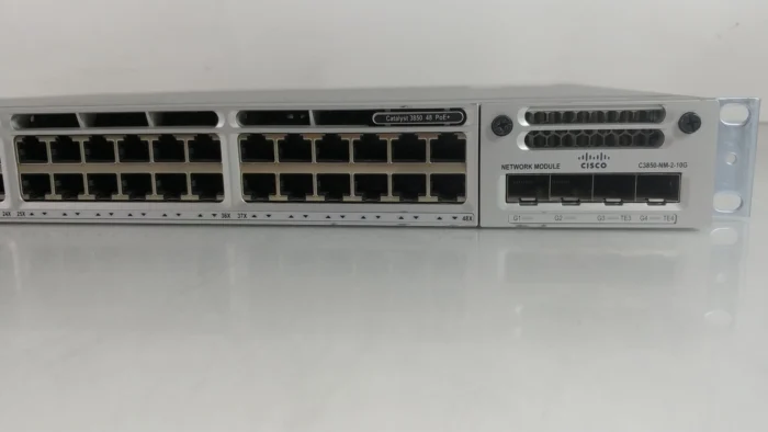 WS-C3850-48F-S CISCO CATALYST 3850 48 PORT ETHERNET POE+ SWITCH