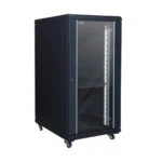 22U Wall Mount Network Server Cabinet Rack Enclosure mesh Door Lock 600MM Deep
