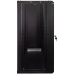 18U Wall Mount Network Server Data Cabinet Enclosure Rack Glass Door Lock w/ Fan