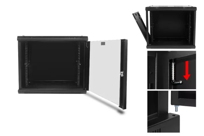 DavisLegend 9U 19in Wall Mount server network equipment Data Cabinet Rack